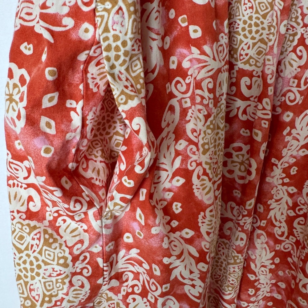 Maeve Anthropologie Women Flutter Sleeve Babydoll Midi Dress Size 1X - Picture 10 of 13